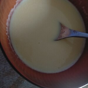 生クリーム不使用とうもろこしでコーンスープ